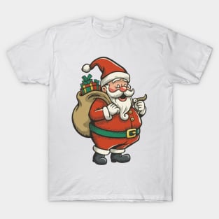 the office, santa claus, christmas, thats what she said, santa claus is coming, the office christmas, michael scott, office, funny, dwight schrute, jim halbert, dwight, dunder mifflin, michael, pam, pam beesly, steve carell, santa is coming T-Shirt